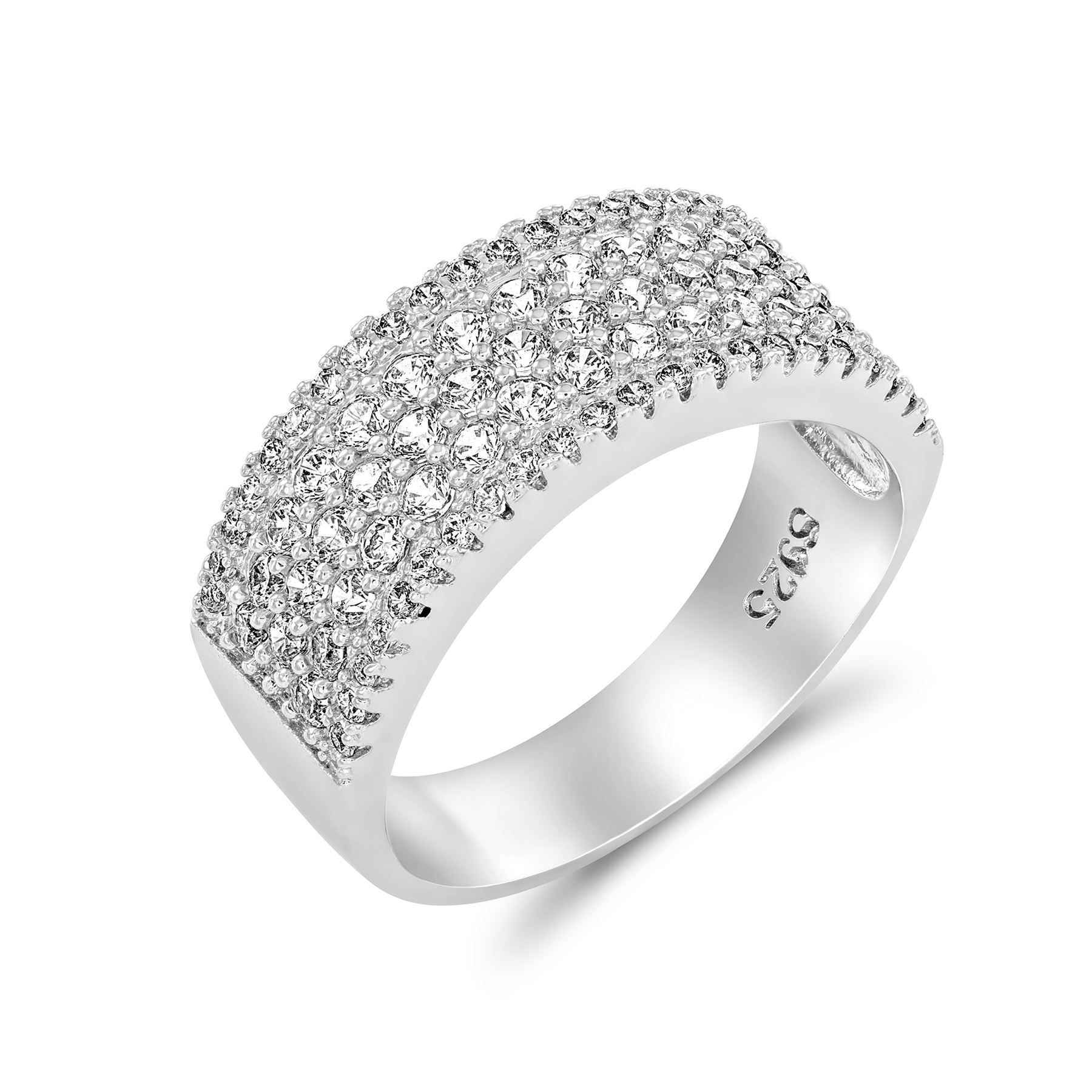 925 Silver Plated Simulated Sapphire Ring 925 Silver Plated Simulated Sapphire Ring