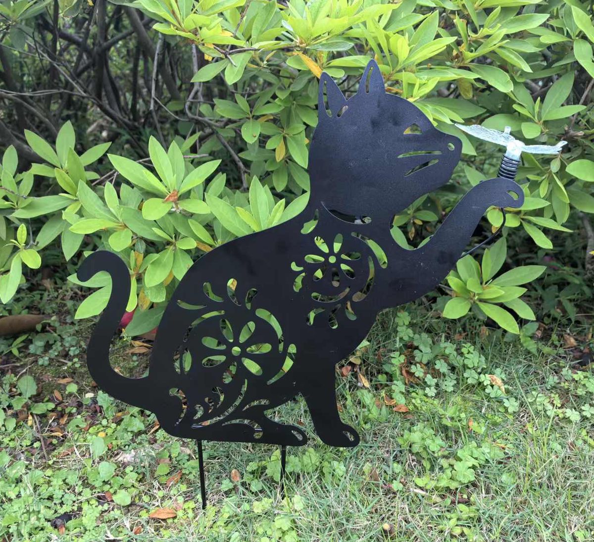 Cat Design Solar Garden Stake Light Cat Design Solar Garden Stake Light - Image 3
