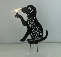 Alternative view of Dog Design Solar Garden Stake Light