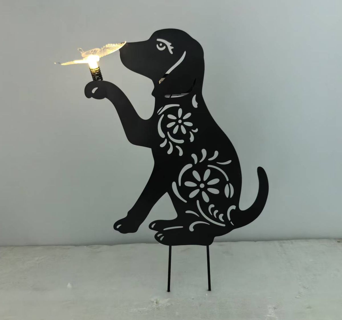 Dog Design Solar Garden Stake Light Dog Design Solar Garden Stake Light - Image 2