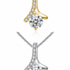 CRYSTAL HERRINGBONE NECKLACE CRYSTAL HERRINGBONE NECKLACE