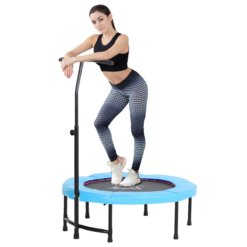 40 Inch Mini Fitness Trampoline Rebounder with Handle