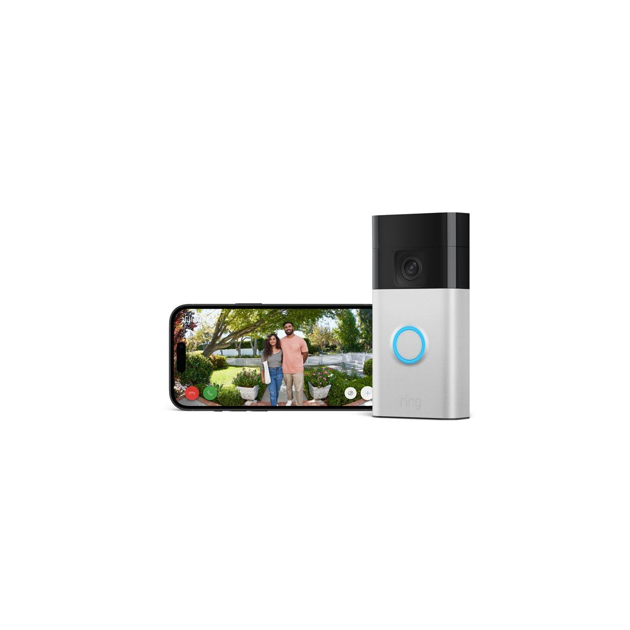 Ring Battery Video Doorbell 2024 Satin Nickel Ring Battery Video Doorbell 2024 Satin Nickel