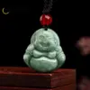 Natural Jade Buddha Pendant - Ethnic Style, Unique Beauty Natural Jade Buddha Pendant - Ethnic Style, Unique Beauty