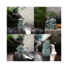 Buddha Stone Statue Little Buddhist Monks Tibetan Buddhism Figurines Zen Garden Ornament Meditation Home Aquarium Decoration