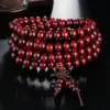 Natural Wood Multilayer Beaded Buddha Bracelet - Trendy Fashion Accessory