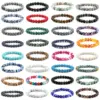 Reliatonny Trendy Buddha Chakra Bracelet - Natural Tiger Eye & Lava Stone