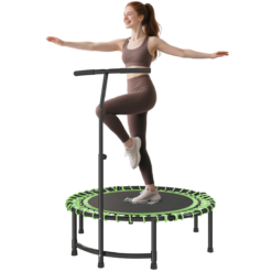 HOMCOM Trampoline Outdoor Bouncer Jumper Adjustable Handle