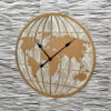 AcaciaHome Elegant and Modern Mirror Gold Globe 60cm Wall Clock – Quartz Wall Clock with Battery-Operated Silent Movement, Perfect for Home, Office, Living Room, Foyer, or Dining Room Décor AcaciaHome Elegant and Modern Mirror Gold Globe 60cm Wall Clock – Quartz Wall Clock with Battery-Operated Silent Movement, Perfect for Home, Office, Living Room, Foyer, or Dining Room Décor - Image 4
