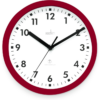 Acctim Nardo 20cm Radio Controlled Red Wall Clock 74664 Acctim Nardo 20cm Radio Controlled Red Wall Clock 74664 - Image 2