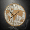 AcaciaHome Elegant and Modern Mirror Gold Globe 60cm Wall Clock – Quartz Wall Clock with Battery-Operated Silent Movement, Perfect for Home, Office, Living Room, Foyer, or Dining Room Décor AcaciaHome Elegant and Modern Mirror Gold Globe 60cm Wall Clock – Quartz Wall Clock with Battery-Operated Silent Movement, Perfect for Home, Office, Living Room, Foyer, or Dining Room Décor - Image 5