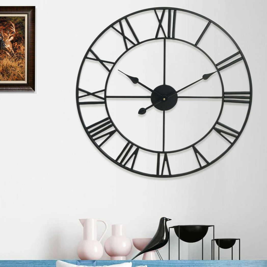 78CM ROMAN METAL CLOCK 78CM ROMAN METAL CLOCK - Image 6
