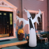 6ft LED Halloween Inflatable Floating Ghost – Outdoor Decoration 6ft LED Halloween Inflatable Floating Ghost – Outdoor Decoration - Image 2