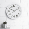 Hometime 10" Wall Clock with Sweep - White - Image 3