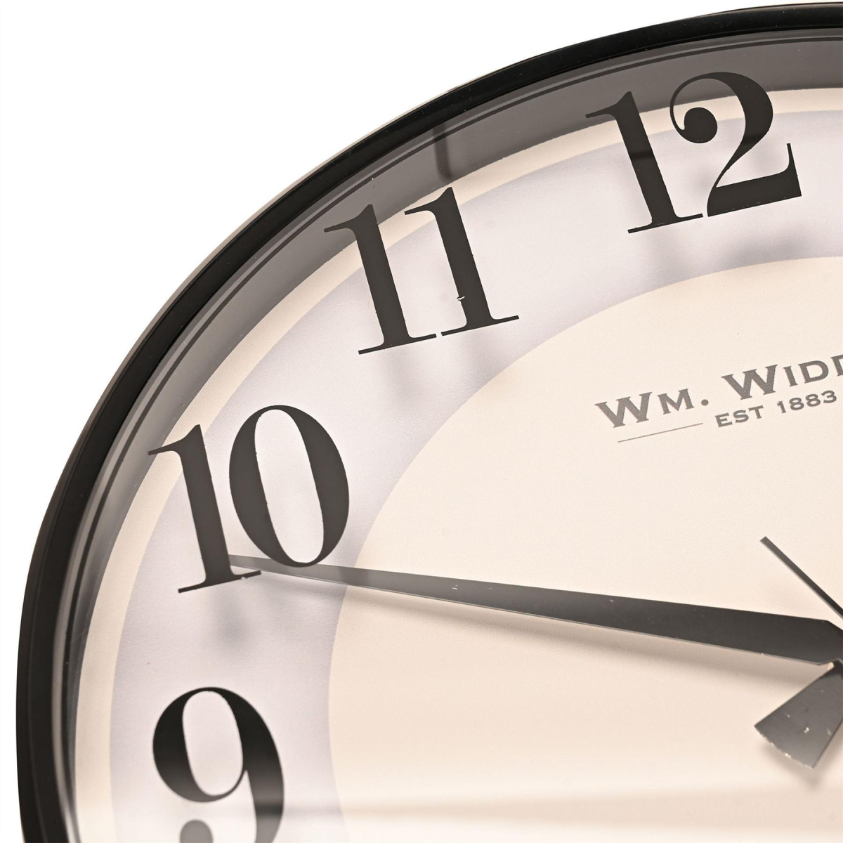 Wm Widdop 31CM White Dial Slim Line Wall Clock W9807 Wm Widdop 31CM White Dial Slim Line Wall Clock W9807 - Image 2