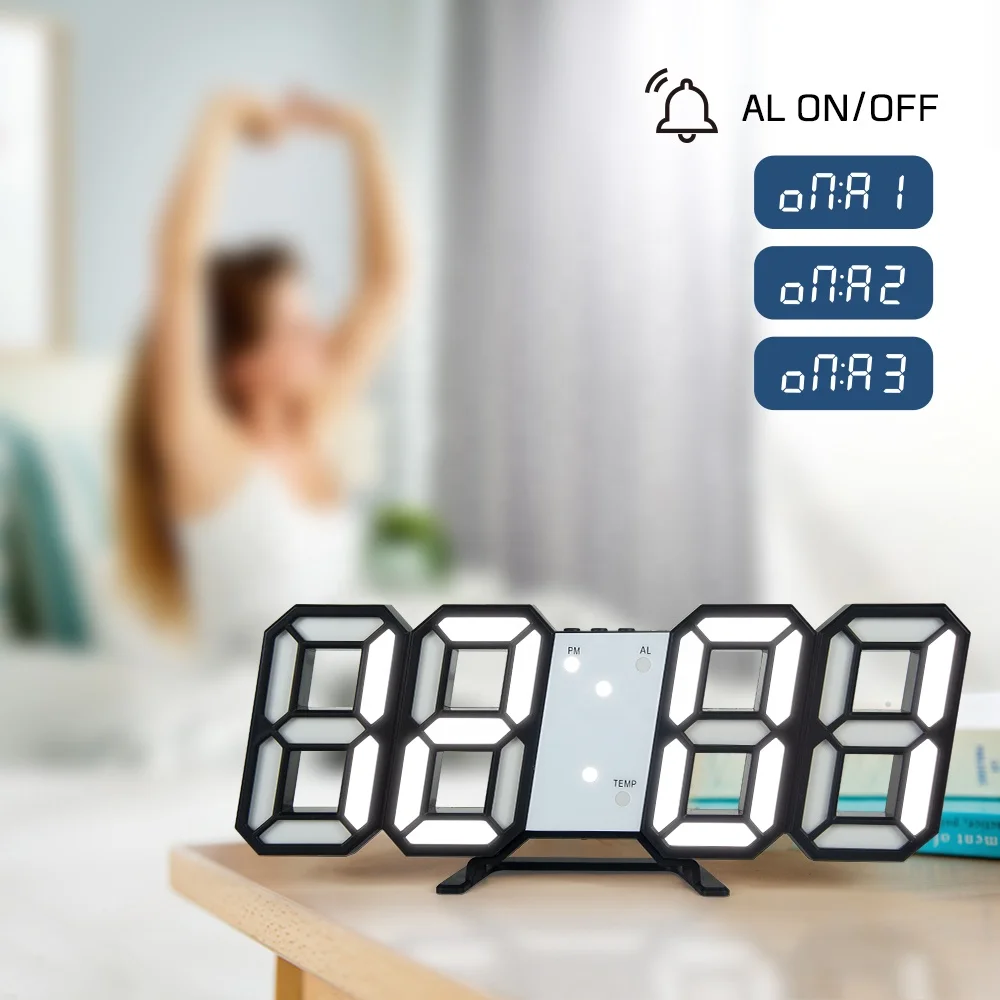 Digital Alarm Clock with Multi-Display Modes & Night Mode Features Digital Alarm Clock with Multi-Display Modes & Night Mode Features - Image 2