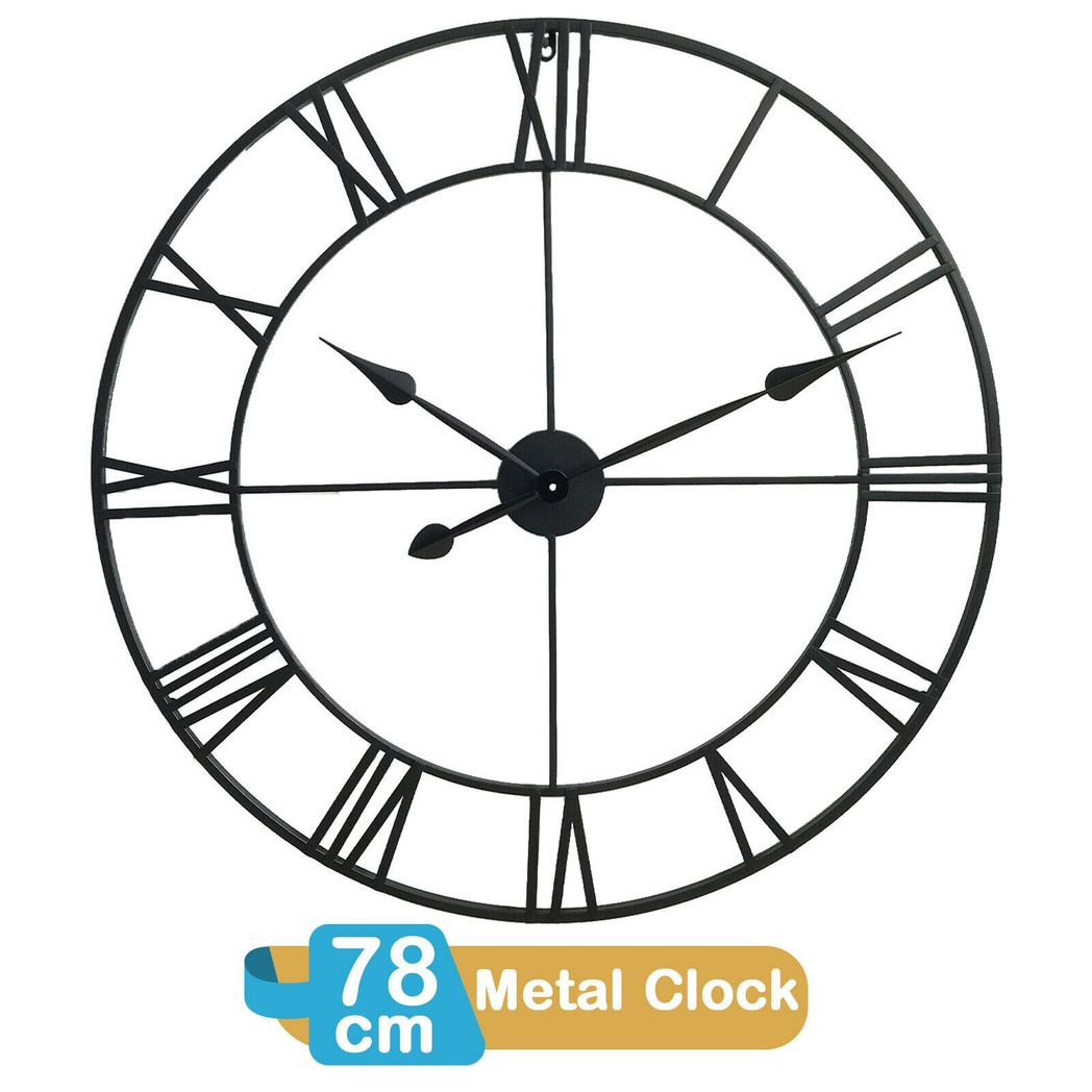 78CM ROMAN METAL CLOCK 78CM ROMAN METAL CLOCK - Image 2