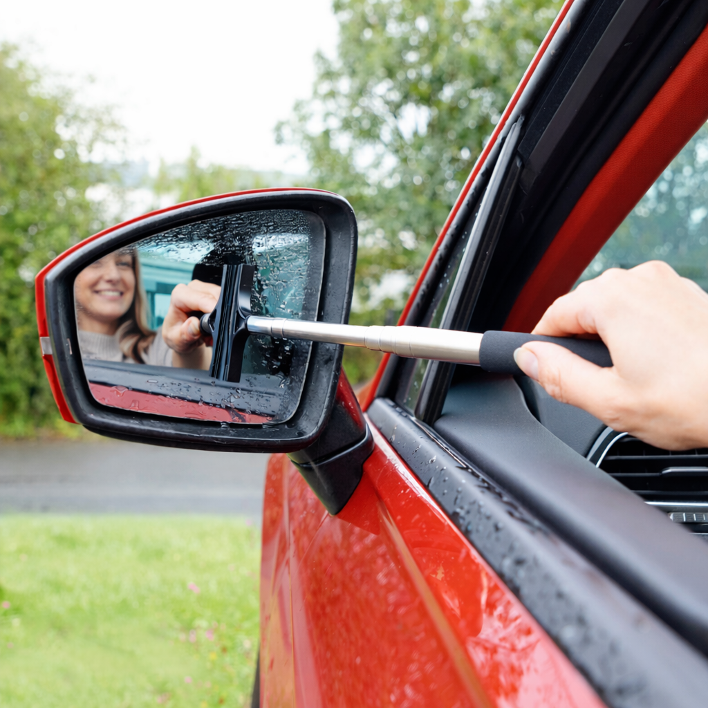 Telescopic Car Mirror Squeegee Telescopic Car Mirror Squeegee