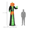 9ft LED Halloween Inflatable Pumpkin Ghost – Outdoor Decoration - Image 3