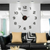 Bedroom Decoration Clock Large 3d Wall Clock Living Room Large Garden Acrylic Mirror Sticker Decoration Art Decor Clocks Digital - Image 4