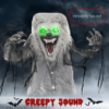 Skeleton Werewolf Halloween Animatronic – Green Eyes - Image 3