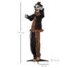 5.6ft Talking Clown Halloween Animatronic with Light-Up Eyes - Image 3