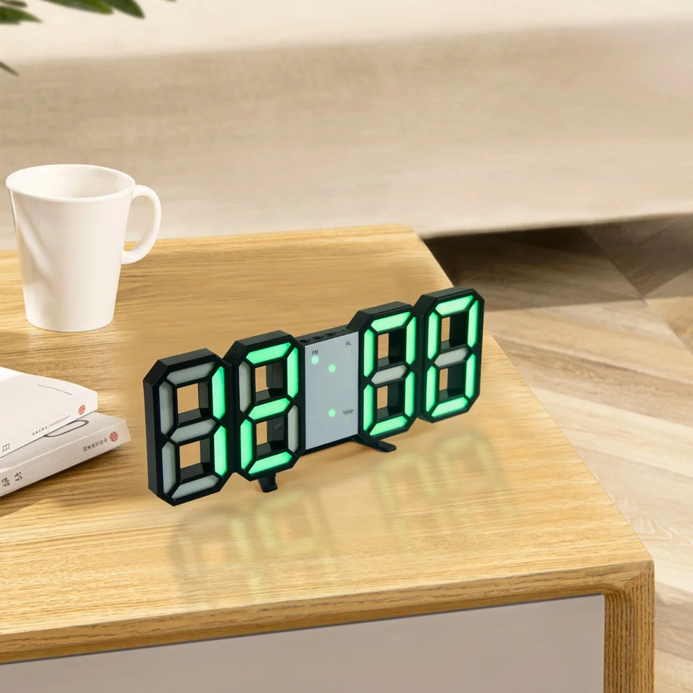 Digital Alarm Clock with Multi-Display Modes & Night Mode Features Digital Alarm Clock with Multi-Display Modes & Night Mode Features - Image 3