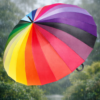 24 Rib Rainbow Umbrella - Image 3