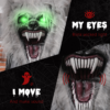Skeleton Werewolf Halloween Animatronic – Green Eyes - Image 4
