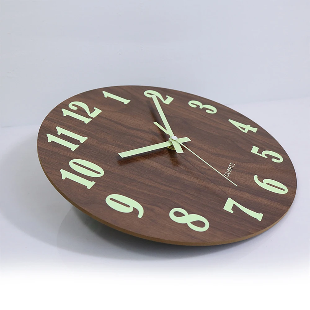 Bamboo & Wooden Circular Wall Clock - Stylish LUMINOVA Design Bamboo & Wooden Circular Wall Clock - Stylish LUMINOVA Design - Image 4