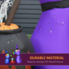 1.8m LED Halloween Inflatable Witches & Cauldron Decoration - Image 5