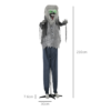 Skeleton Werewolf Halloween Animatronic – Green Eyes - Image 5