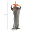 Orange Clown Halloween Animatronic – Light-Up Eyes - Image 5