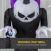 7ft LED Halloween Inflatable Horned Ghost with Flame Effect - Image 5