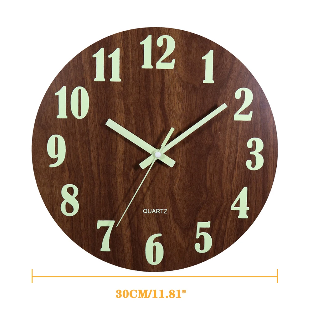 Bamboo & Wooden Circular Wall Clock - Stylish LUMINOVA Design Bamboo & Wooden Circular Wall Clock - Stylish LUMINOVA Design - Image 5