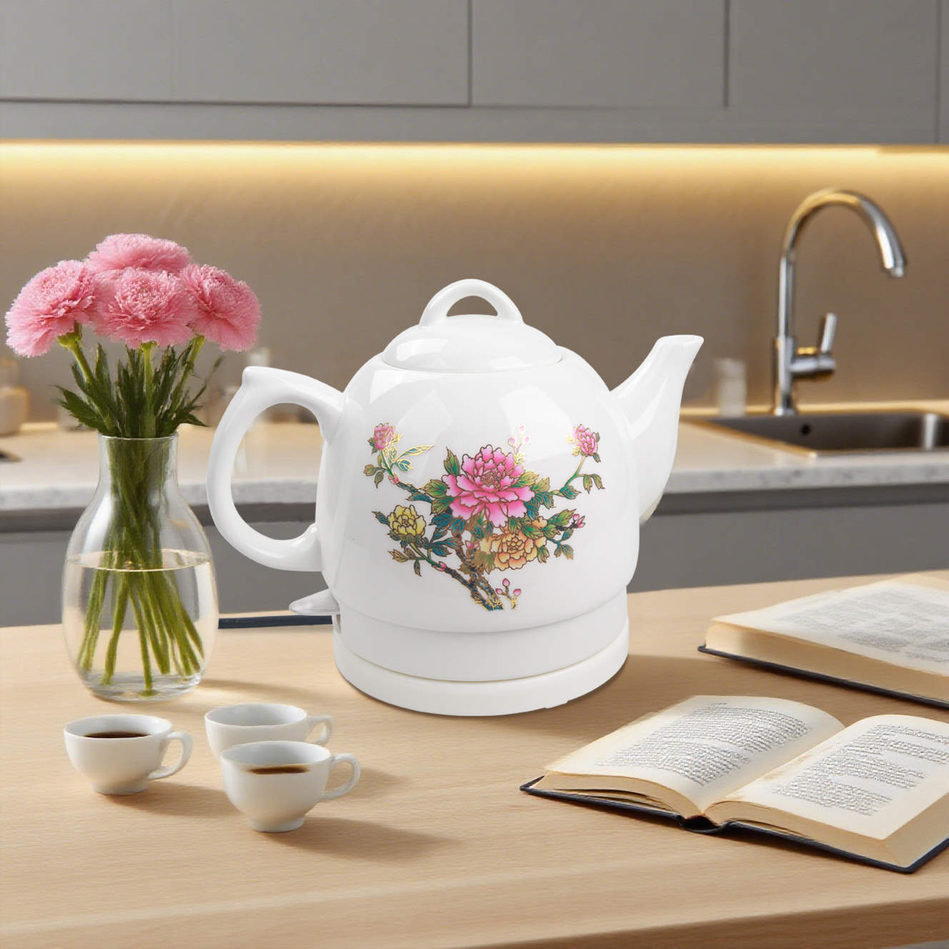 Jean Patrique Rose Design Kettle – Decorative Kitchen Kettle Jean Patrique Rose Design Kettle – Decorative Kitchen Kettle - Image 2