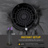 7ft LED Halloween Inflatable Horned Ghost with Flame Effect - Image 6