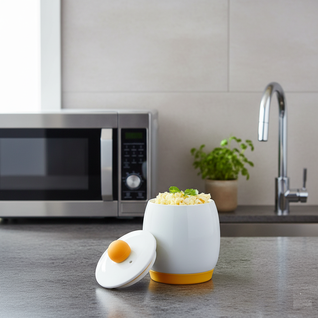 Ceramic Microwave Egg Cooker A161619 Ceramic Microwave Egg Cooker A161619 - Image 3