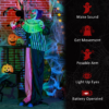 Halloween Clown Animatronic with Light-Up Eyes Halloween Clown Animatronic with Light-Up Eyes - Image 7