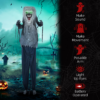 Skeleton Werewolf Halloween Animatronic – Green Eyes - Image 7