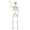 vidaXL Halloween Skeleton White 155 x 38.5 cm Polypropylene - Image 4