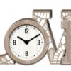 AcaciaHome Durable Table Clock, Art Deco Design, Elegant Home or Office Decor for Living Room, Hallway, Dining Room