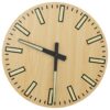 vidaXL Wall Clock with Luminous Scales and Pointers Yellow Ø30 cm vidaXL Wall Clock with Luminous Scales and Pointers Yellow Ø30 cm - Image 2
