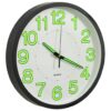 vidaXL Luminous Wall Clock Black 30 cm vidaXL Luminous Wall Clock Black 30 cm - Image 2