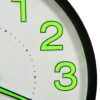 vidaXL Luminous Wall Clock Black 30 cm vidaXL Luminous Wall Clock Black 30 cm - Image 4