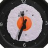 vidaXL Wall Clock with Fried Egg Pan Design 18.8 cm - Image 5