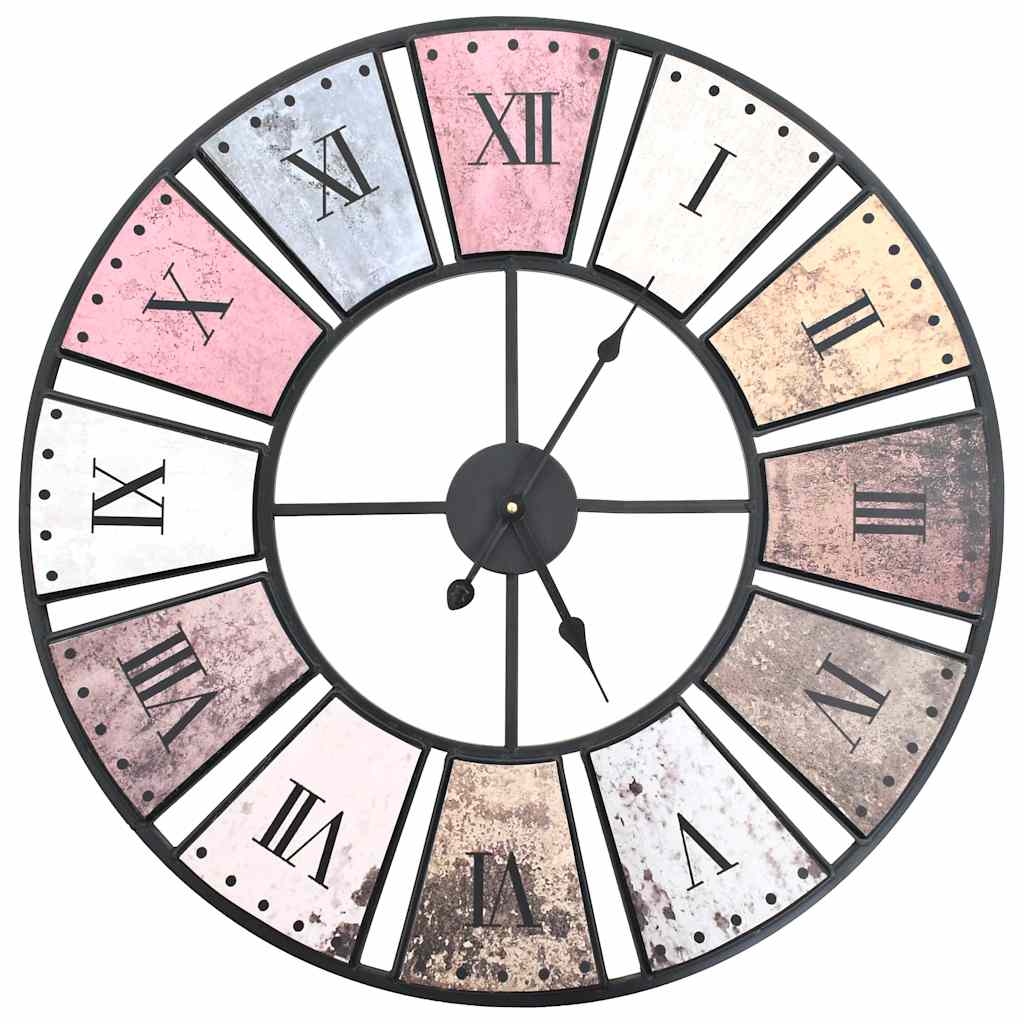 vidaXL Vintage Wall Clock with Quartz Movement 60 cm XXL vidaXL Vintage Wall Clock with Quartz Movement 60 cm XXL