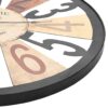 vidaXL Wall Clock | Multicolour | Metal, Paper | 60 cm Diameter vidaXL Wall Clock | Multicolour | Metal, Paper | 60 cm Diameter - Image 4
