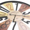 vidaXL Wall Clock | Multicolour | Metal, Paper | 60 cm Diameter vidaXL Wall Clock | Multicolour | Metal, Paper | 60 cm Diameter - Image 5
