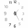 vidaXL 3D Wall Clock Modern Design 100 cm XXL Silver vidaXL 3D Wall Clock Modern Design 100 cm XXL Silver - Image 3